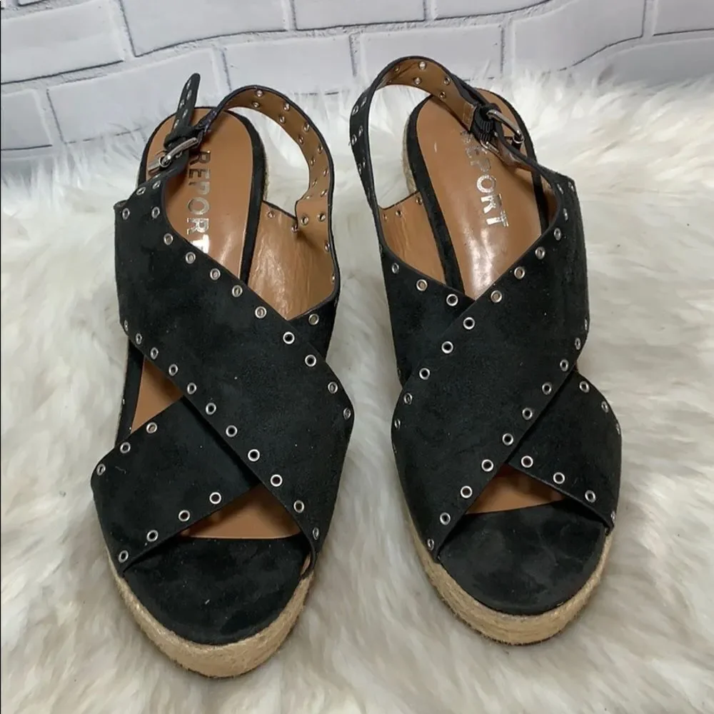 Nordstrom‎ Report Caden Espadrille Wedges Sz 11